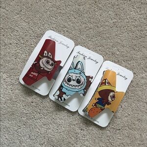 Labubu Inspired Hair Clips | 3 Pack